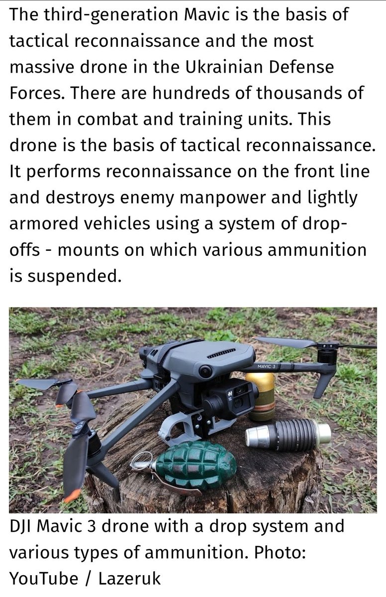 JShakurB's tweet photo. 🔸️The dozens of Explosive payload-capable drones @LicypriyaK procured through shadowy channels & supplied to the Arambai Tenggol & Meitei terrorists in Myanmar is the DJI Mavic 3, manufactured by the Chinese technology giant DJI, "The Heart of China's Drone Industry."
The same DJI Mavic-3 drone is also the most extensively deployed drone in Ukraine's armed forces against Russian troops. It conducts frontline reconnaissance & destroys enemy lightly armoured vehicles & neutralises enemy troops by delivering bombs or improvised projectiles in precision drone strikes.

@RTArnabOfficial @vijaita @AdityaRajKaul @sardesairajdeep @LokBhavManipur @manipur_police @KreatelyMedia @sidhant  @DefenceMinIndia @LtGenGurmit @LtGenAshokInf @LtGenDPPandey @GeneralBakshi @LtGenAshokInf @RDXThinksThat  @sambitswaraj  @elitepredatorss  @FrontalForce  @MeghUpdates @the_hindu
@defencealerts @Dig_raw21
@AdityaRajKaul @madhukishwar @IndiaWarMonitor @UNICEFIndia @UNICEF @UNFCCC