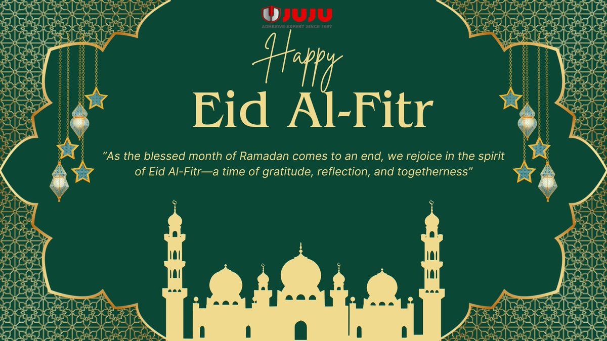 jujuchemea's tweet photo. Happy Eid Mubarak 🌙✨
Celebrating strong bonds today—family, friends, and everything that holds us together. 🤍
– JUJU Super Glue
#EidMubarak #EidAlFitr #StrongBonds https://t.co/HGPjqtiwr3