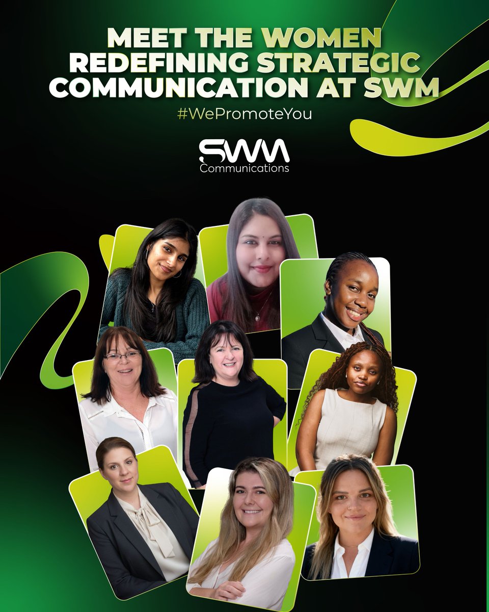 SWMComs_'s tweet photo. Meet the women behind SWM’s strategic brilliance. From client strategy to creative execution, they’re the heartbeat of our impact.

#TeamSWM 
#WomenLead 
#GlobalVoices 
#WePromoteYou https://t.co/GFio0womYw