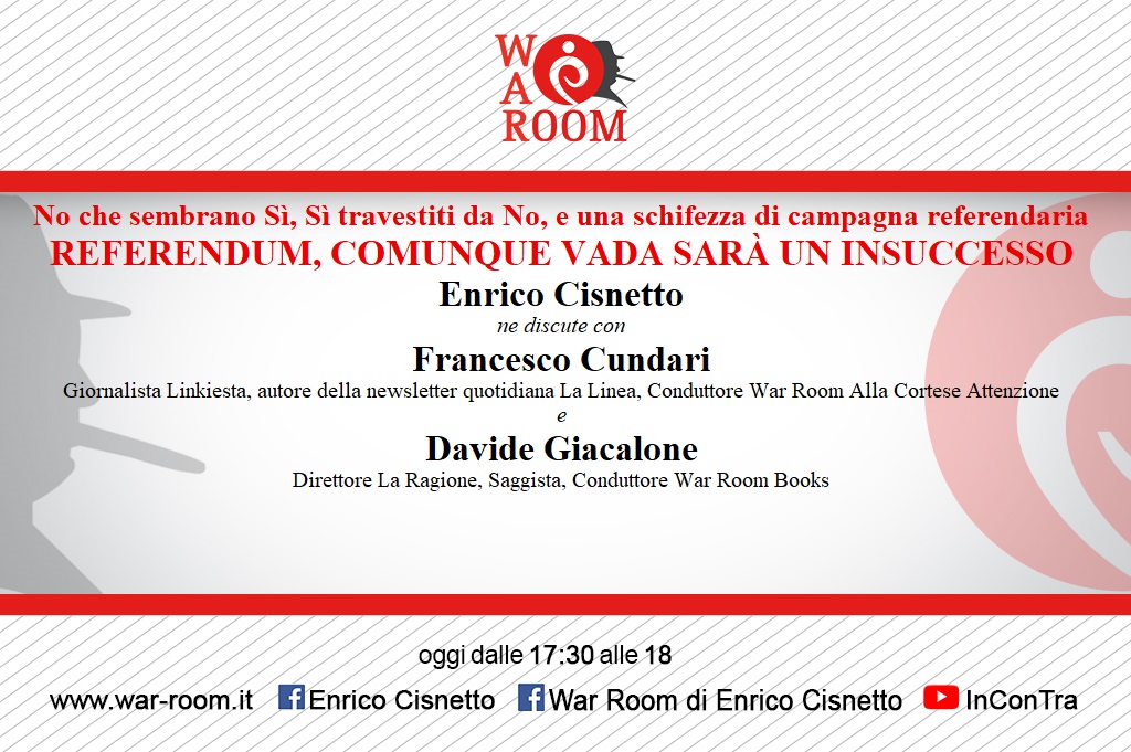 War Room di Enrico Cisnetto tweet media