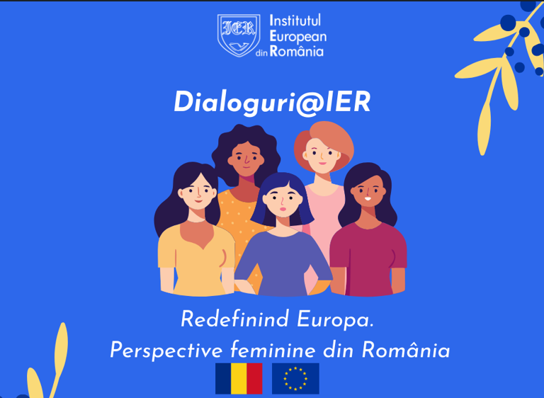 EuroInstRomania's tweet photo. Dialoguri@IER: Redefinind Europa. Perspective feminine din România, 18 martie 2026; punctajul discuțiilor este disponibil aici 👉 https://t.co/po8alT9zXs https://t.co/xEVEtXbHWS