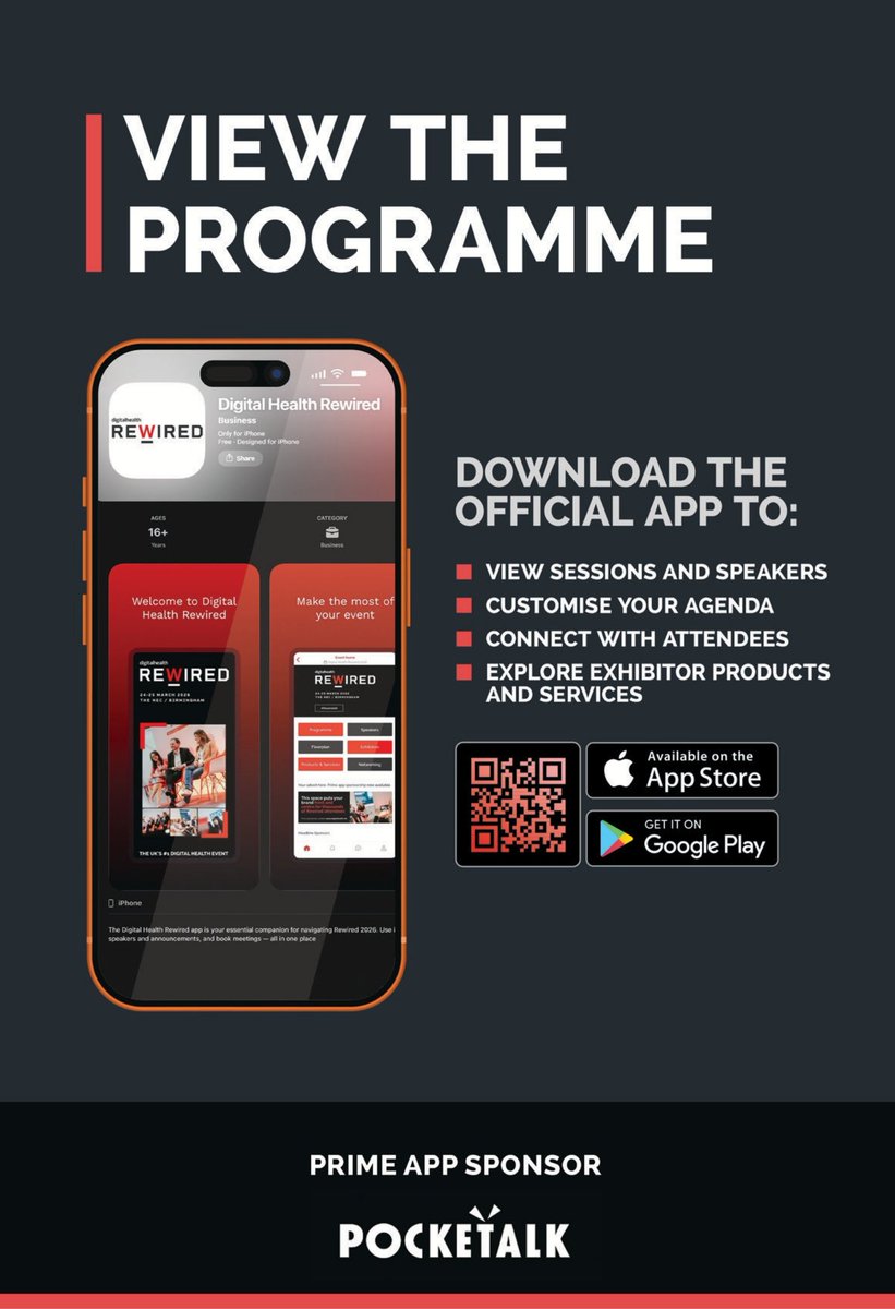 DHRewired's tweet photo. Ready to make the most of #Rewired26?

Explore the full programme and start planning your experience today
View the programme >> https://t.co/TOuUEfxOqO
Download the app >> https://t.co/netPtoKgS9

Plan ahead and make every moment at Rewired count! https://t.co/StaQFxp64Z