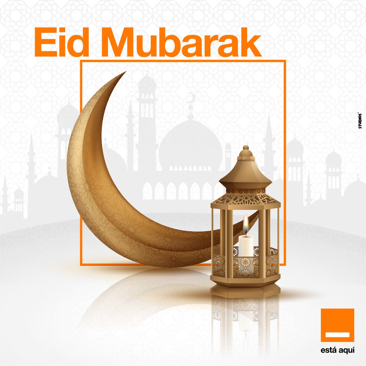 Orange_Bissau's tweet photo. ✨ Eid Mubarak! ✨🌙

A Orange Bissau deseja a todos um feliz Eid al-Fitr! Que o fim do Ramadão seja celebrado com corações cheios de gratidão, fé, alegria e união.🤲💛

#OrangeBissau
#FundaçãoOrangeBissau
#EidMubarak https://t.co/2R2UvHhtBS