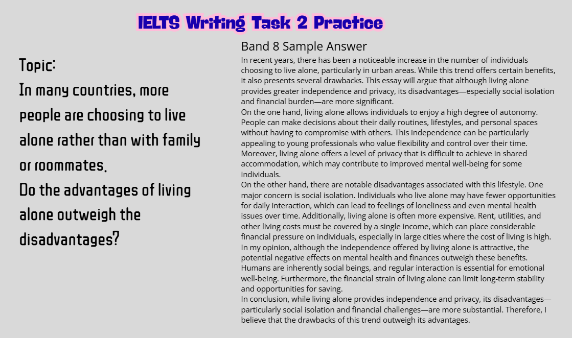 IELTSWritingAI's tweet photo. 🎉 Friday IELTS Check-in
Living alone: more benefits or more drawbacks?
Write 250+ words today ✍️
Comment DONE to complete your Friday streak ✅
#IELTS #IELTSWriting #Task2 https://t.co/w0RdOZqhI6