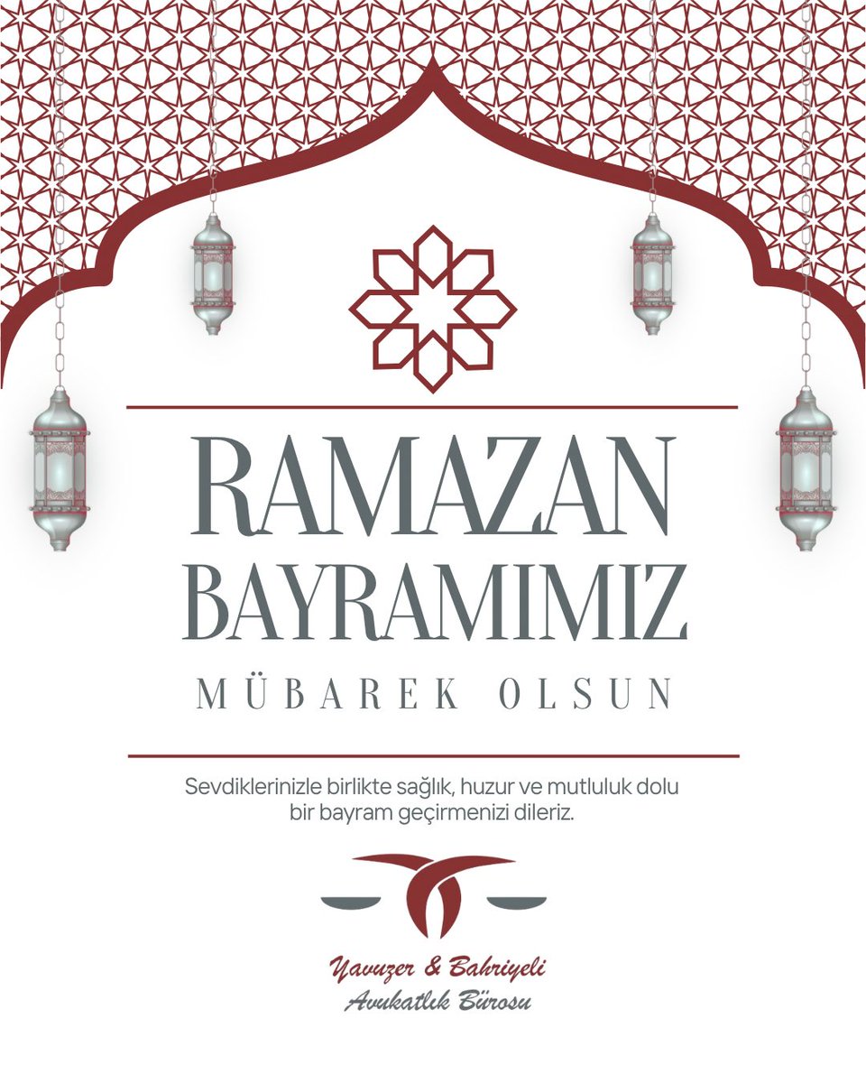 ybavukat's tweet photo. Ramazan bayramınızı tebrik ederiz. https://t.co/119nW0yKLy