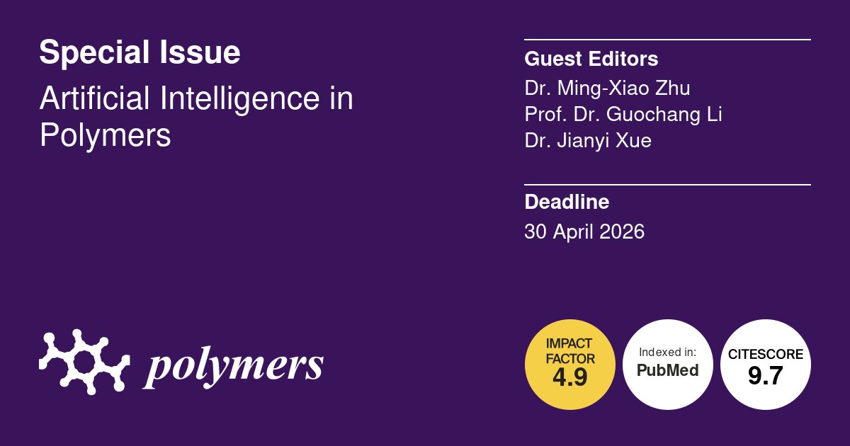 Polymers MDPI tweet media