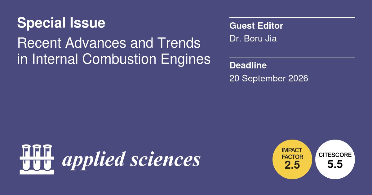 Applied Sciences MDPI tweet media