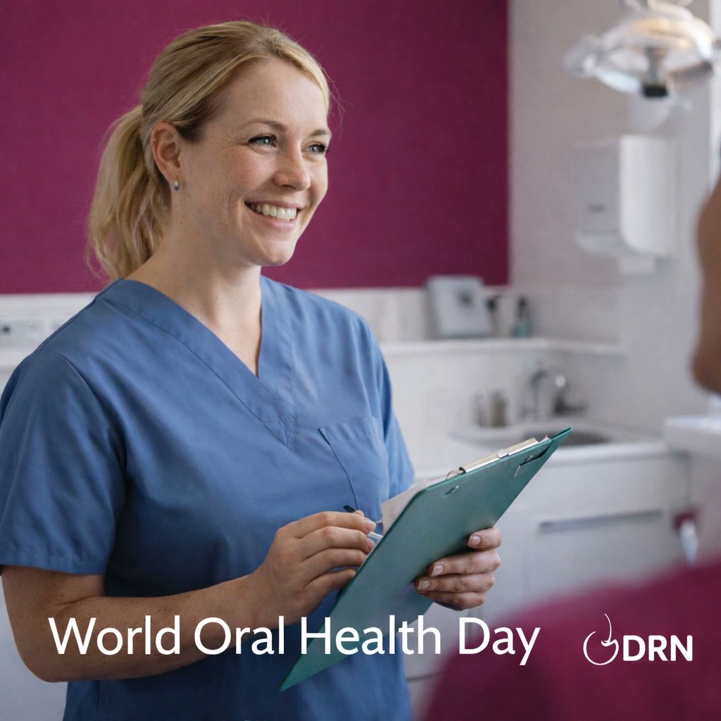 DRecruitNetwork's tweet photo. Today is World Oral Health Day! 🦷✨

Shout-out to the dentists, nurses &amp; hygienists keeping the UK smiling. You’re the industry's backbone. 🏥🪥

We connect talent with practices where they thrive. 🤝

Keep it up! 🌟

#WorldOralHealthDay #DRN #DentistryUK https://t.co/pS8mhbXwvb