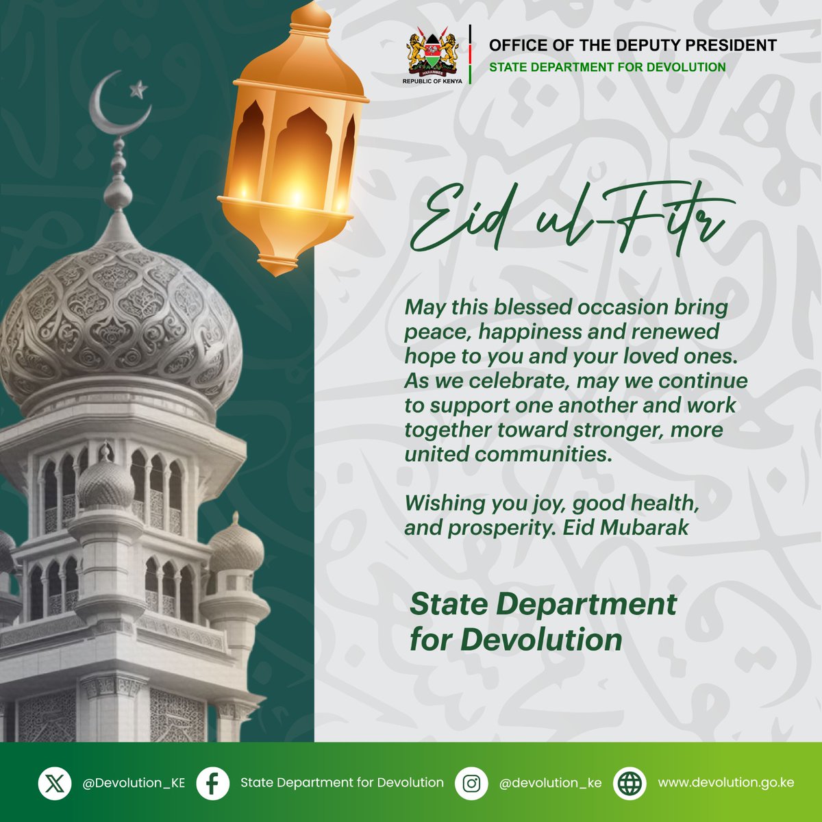 State Department for Devolution tweet media