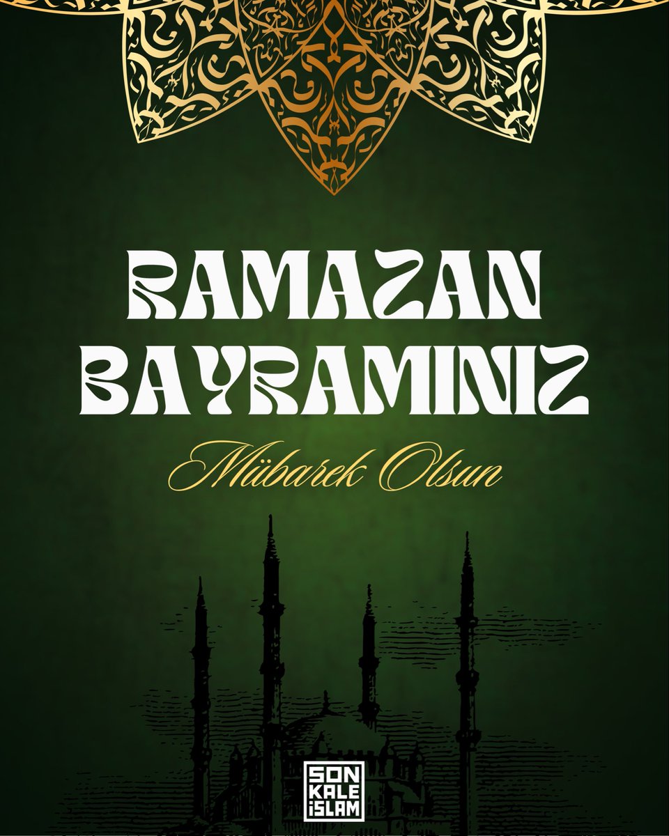 sonkaleislam's tweet photo. Ramazan’ın rahmetiyle arınan gönüllerimizin, bayramın bereketiyle birleştiği bu mübarek günlerde;
Rabbimizden bizleri affedilen kullarından eylemesini niyaz ederiz.
Ramazan Bayramınız mübarek olsun. https://t.co/RXszFGfTHP