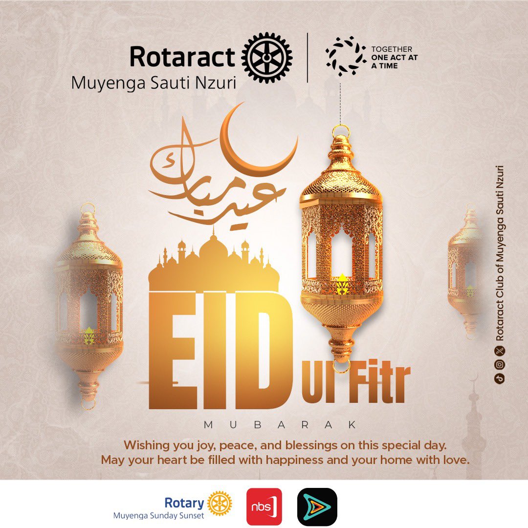 RAC_SautiNzuri's tweet photo. Eid Mubarak to our Moslem family.

(In line with fellowshipping and Rotaract values, drop the pins 📍 in the comment section)

#UniteForGood ll #SautiNzuri https://t.co/YuBy39Nirr