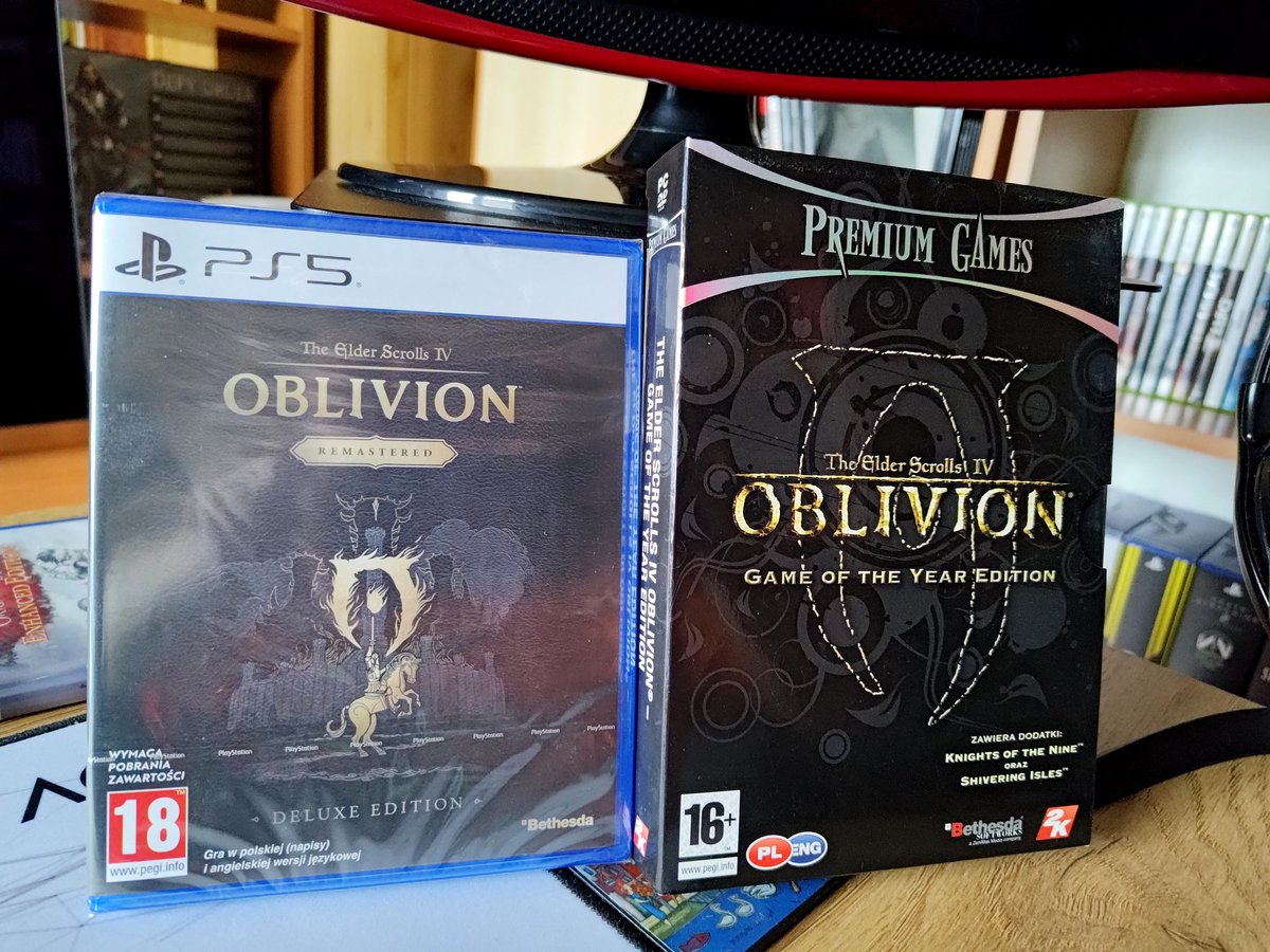Dzwienkoswit's tweet image. #Oblivion to był zacny tytuł. Ograny dawno temu na PC. Potem jeszcze kupiona wersja GOTY. Dobrze wspominam, choć już niewiele pamiętam. Mam w planach powrócić w niedalekiej przyszłości do tego świata w wersji remastered na PS5. Będzie platynowanie :)