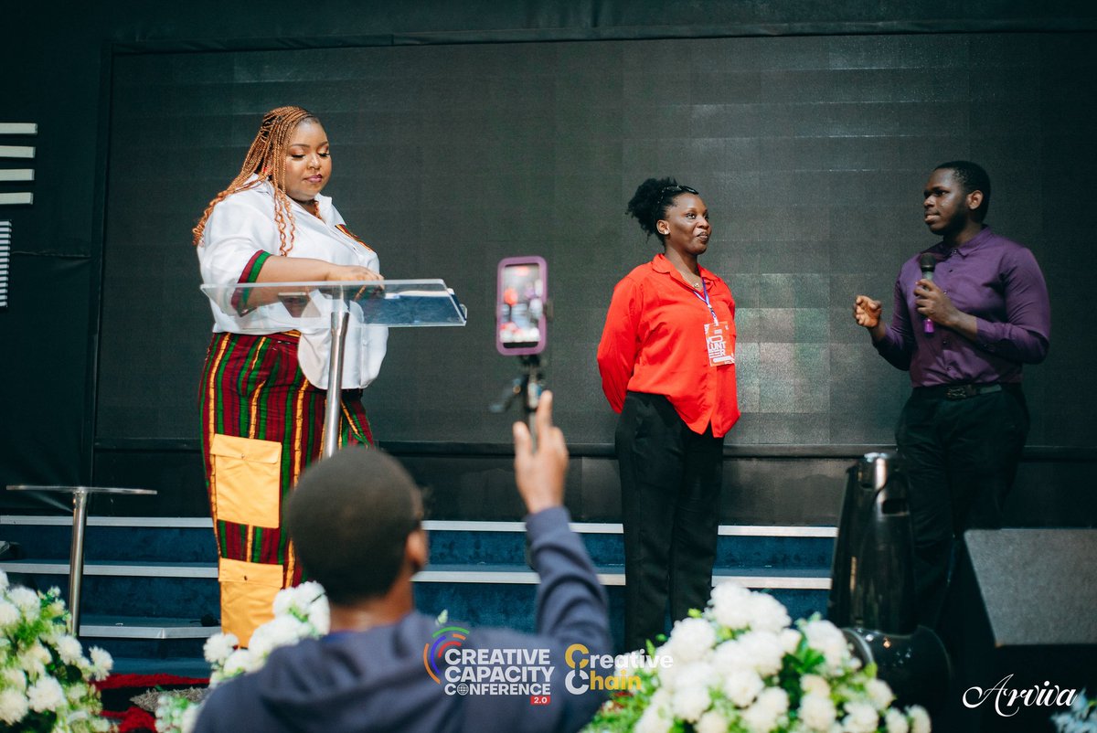 Creative_C3's tweet photo. At the #CreativeCapacityConference, Nnenna Okwor reminded us that creativity is the ability to take an idea and transform it into an experience, your creativity begins to resonate far beyond the work itself.

People often connect to storytelling before they connect to skill.
#C3 https://t.co/1VohJSqf2e