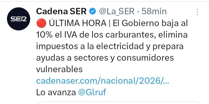 Como era previsible el gobierno progresista se decanta por bajadas de impuestos , es decir, bajadas de recaudación pública. Todo menos tocar los beneficios de las eléctricas y las petroleras. Hace falta una izquierda transformadora fuerte y movilización social. Sí se puede.