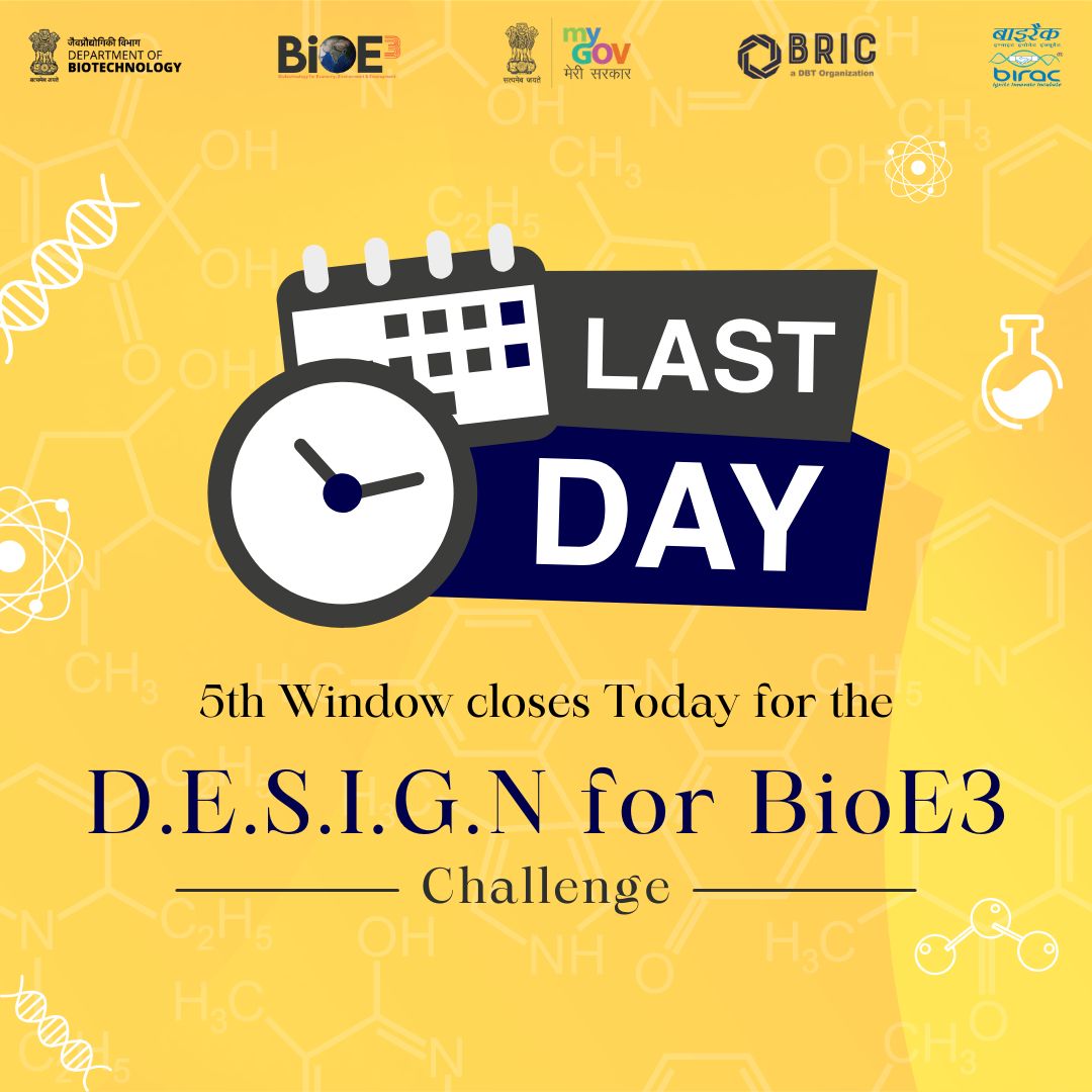 Department of Biotechnology tweet media