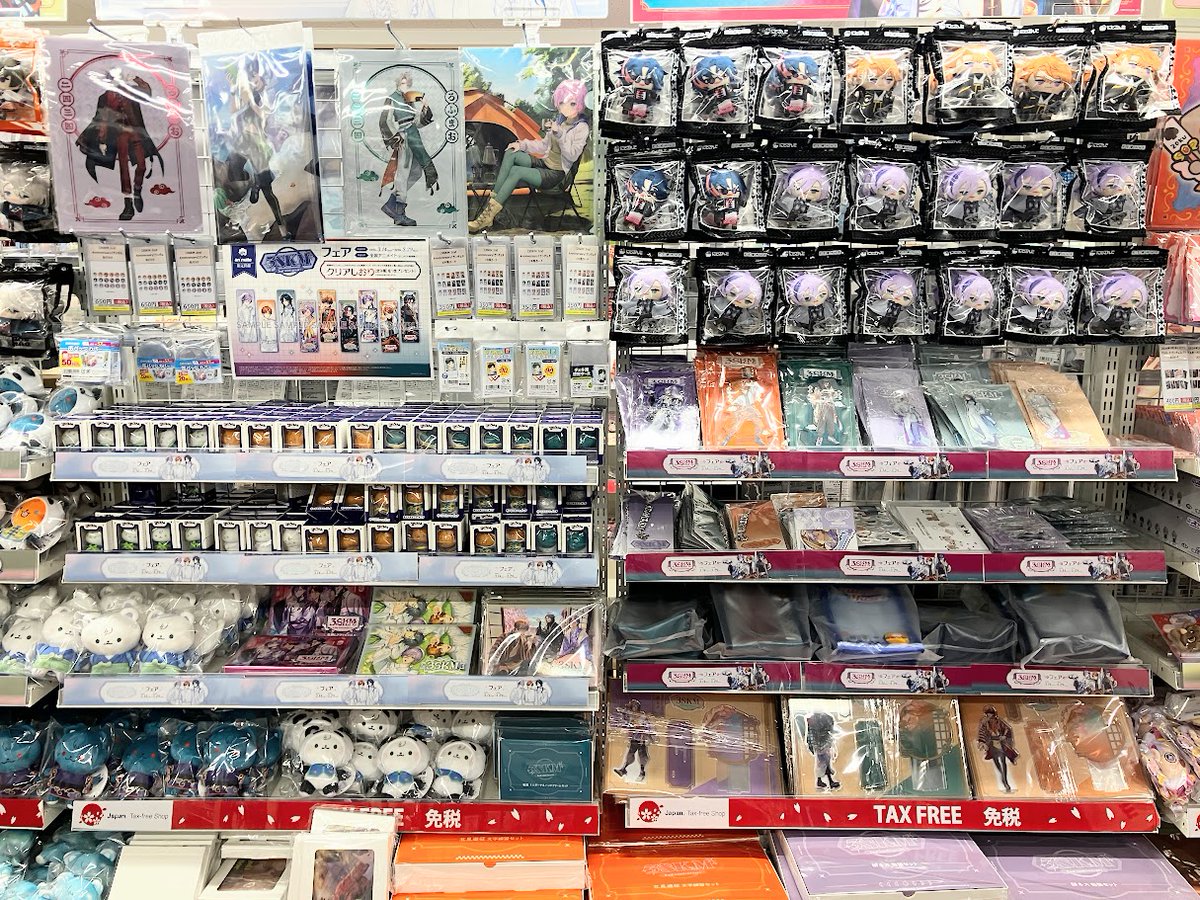 グッズ情報】 1号館5階にて、にじさんじ関連商品多数展開中！ ただいま
