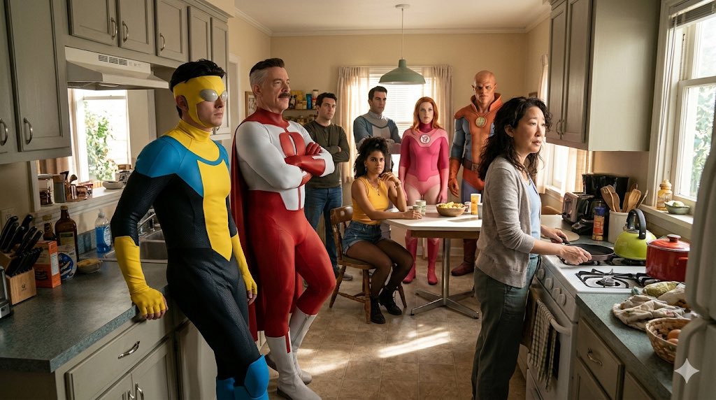 Live action Invincible better keep the entire voice cast. They already have a strong resemblance to their characters and intimately understand the characters from the voice acting. Plus would be an amazing carry over and consistency.