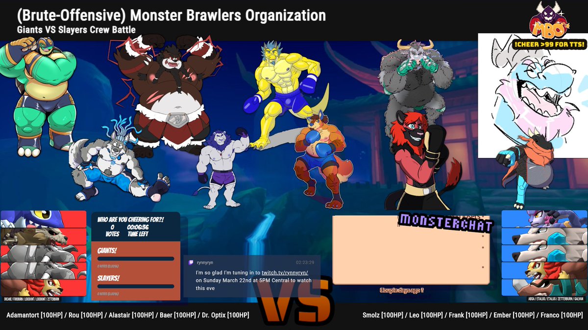 The latest #Rivals2 (BO)MBO League event is LOCKED IN! A themed crew battle of GIANTS VERSUS SLAYERS! Which team will come out on top?! Tune in to twitch.tv/rynnyryn/ on SUNDAY MARCH 22ND at 5PM CT to watch LIVE and even enter to win one of over TEN R2 game giveaways!