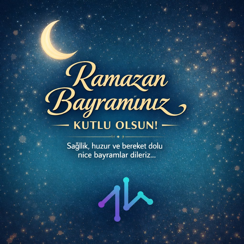 TradeWizeAlgo's tweet photo. Sevdiklerinizle birlikte sağlıklı, huzurlu nice bayramlar dileriz.
Ramazan Bayramınız Kutlu Olsun! https://t.co/VtFVOSlWXn