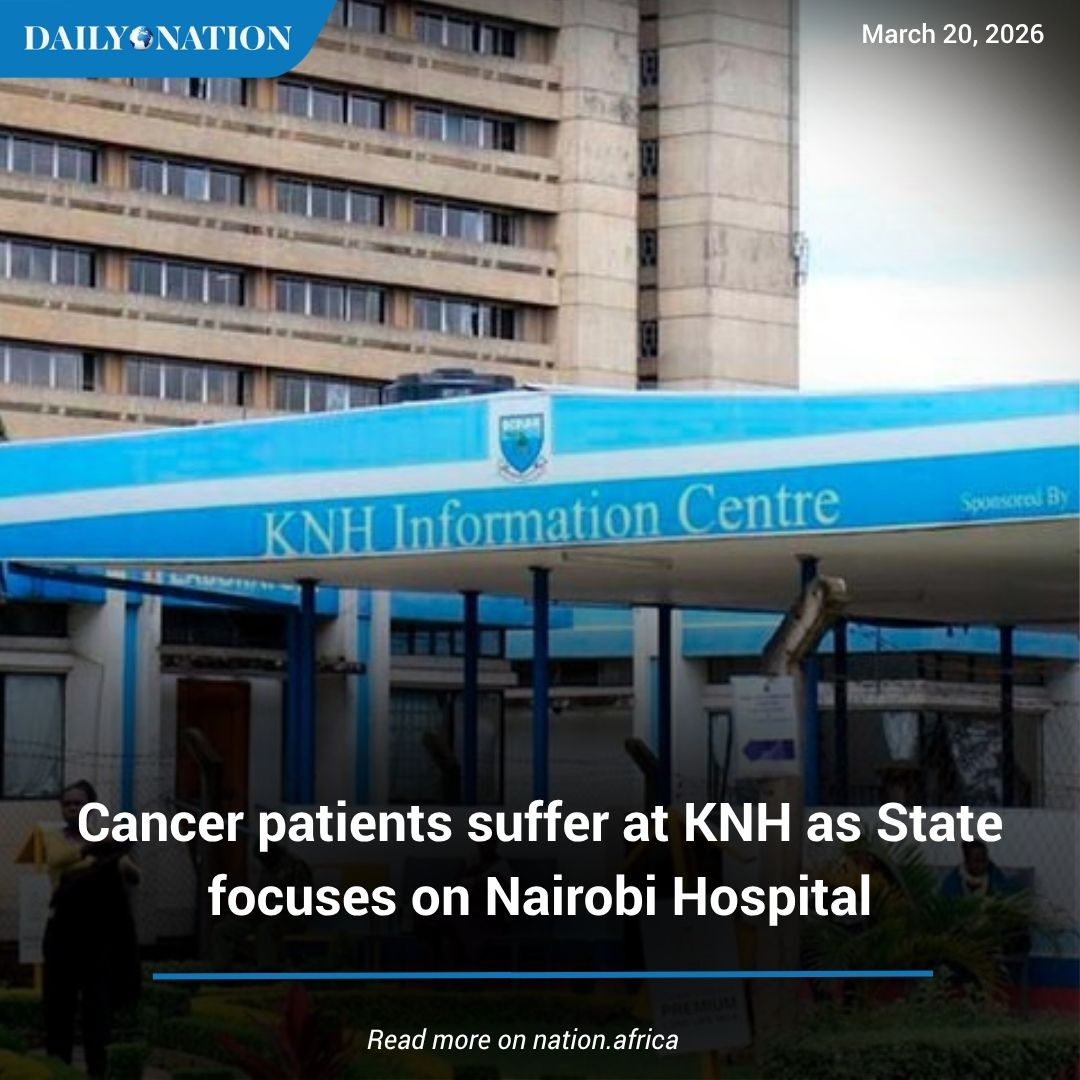 The radiotherapy machine at Kenyatta National Hospital (KNH) has been broken for more than three months. Cancer patients are deteriorating in waiting rooms, missing treatment sessions, and running out of options.
While cancer patients wait and deteriorate, the government has been