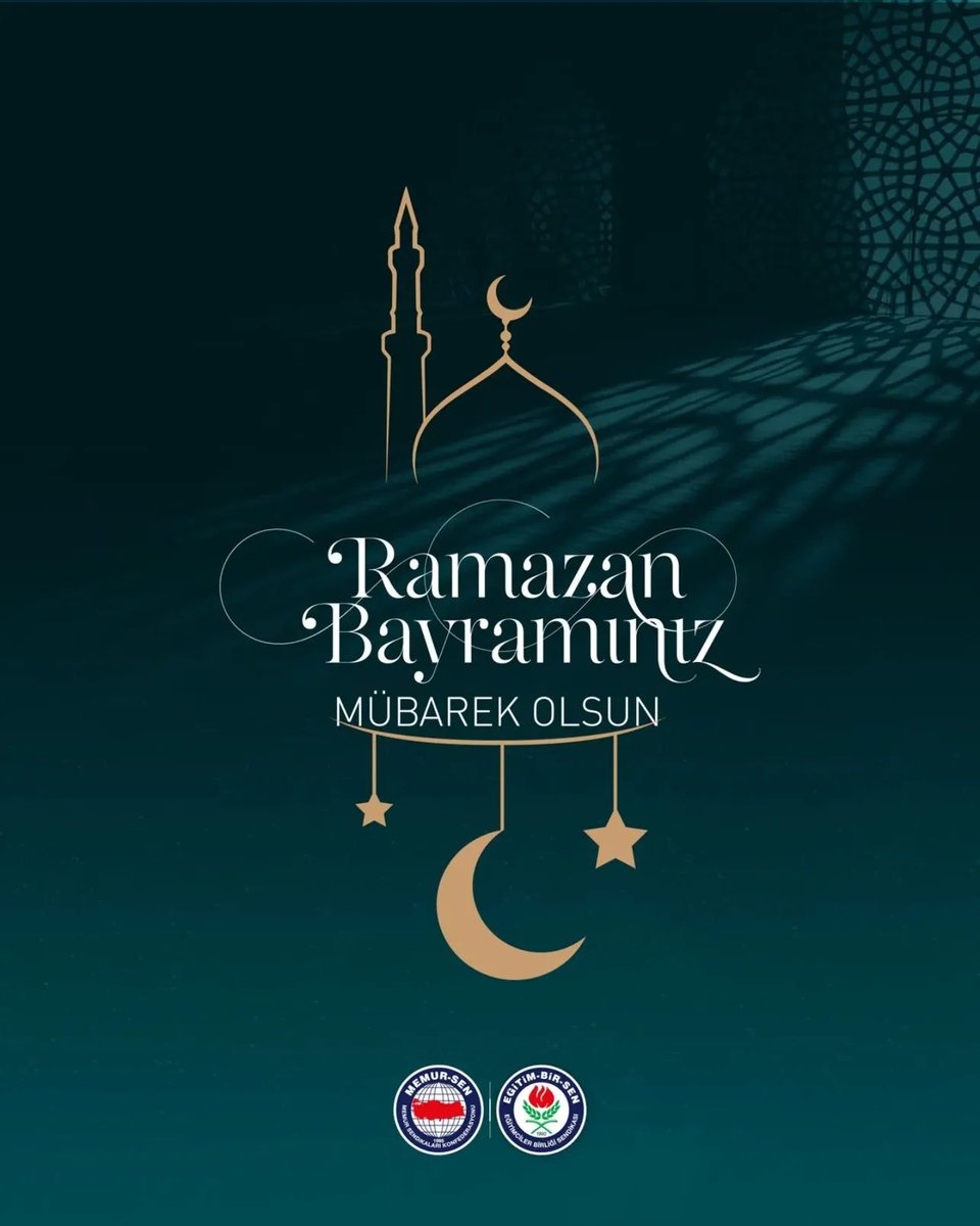 Ramazan Bayramı’nın ülkemizde, İslam âleminde ve dünyada barış, huzur ve kardeşliğe vesile olmasını diliyoruz.

Üyelerimizin, tüm eğitim ve kamu çalışanlarının, milletimizin ve İslam ümmetinin Ramazan Bayramı’nı tebrik ediyoruz.

ebs.org.tr/haber/ramazan-…