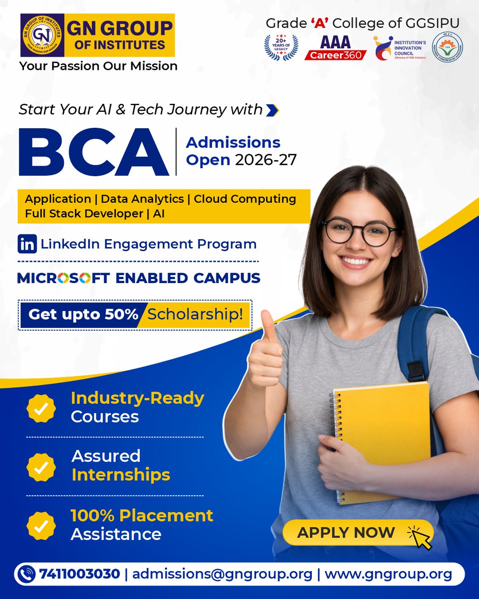 GN GROUP OF INSTITUTES tweet media