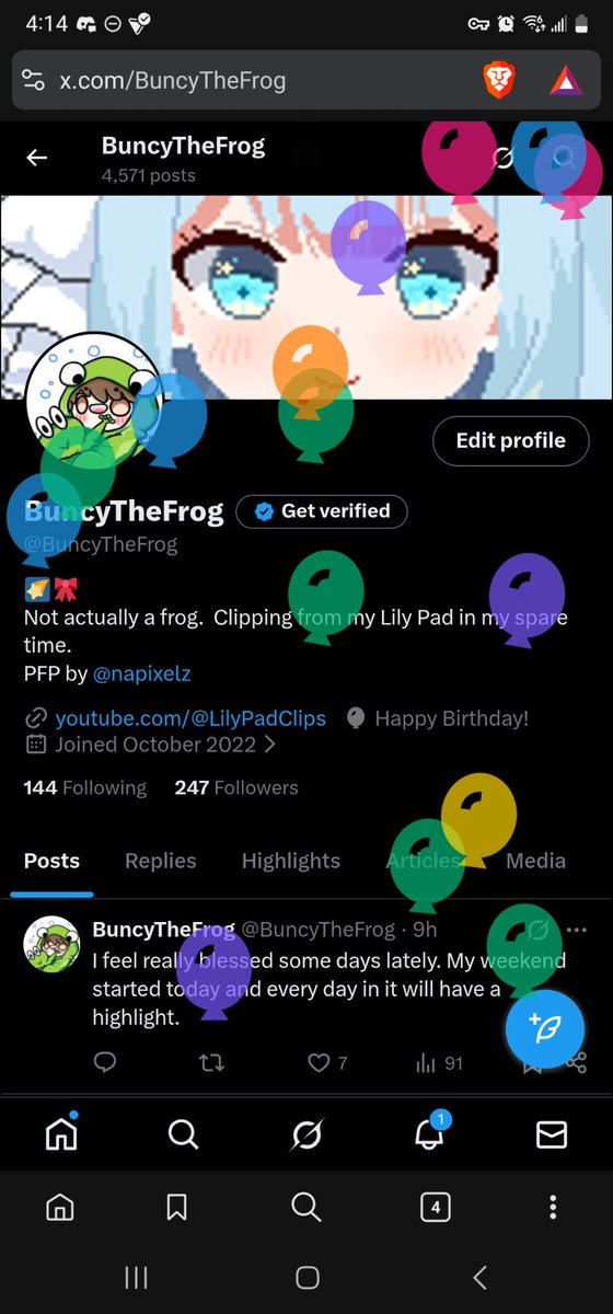 BuncyTheFrog tweet media