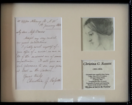 TheArtistTalks's tweet photo. Christina Rossetti
HE and SHE

Should one of us remember
And one of us forget
I wish I knew what each will do
But who can tell as yet?

Should one of us remember
And one of us forget
I promise you what I will do
And I'm content to wait for you
And not be sure as yet https://t.co/NLCxTL8jpB