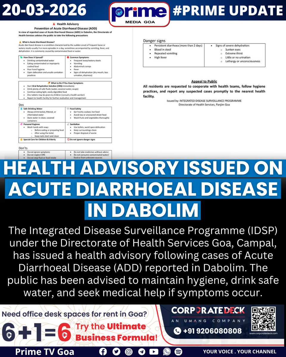 Prime Media Goa - TV Channel tweet media