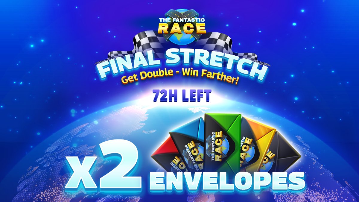 Your Fantastic Race is Ending, Spinners! Only 3 days are left to land a WORLD of rewards 🌎
Website: laco.gambinoslot.com/VOGJhODY4NVM/ 
Other Apps: slr.gambinoslot.com/GCACACDAmNmU0M…