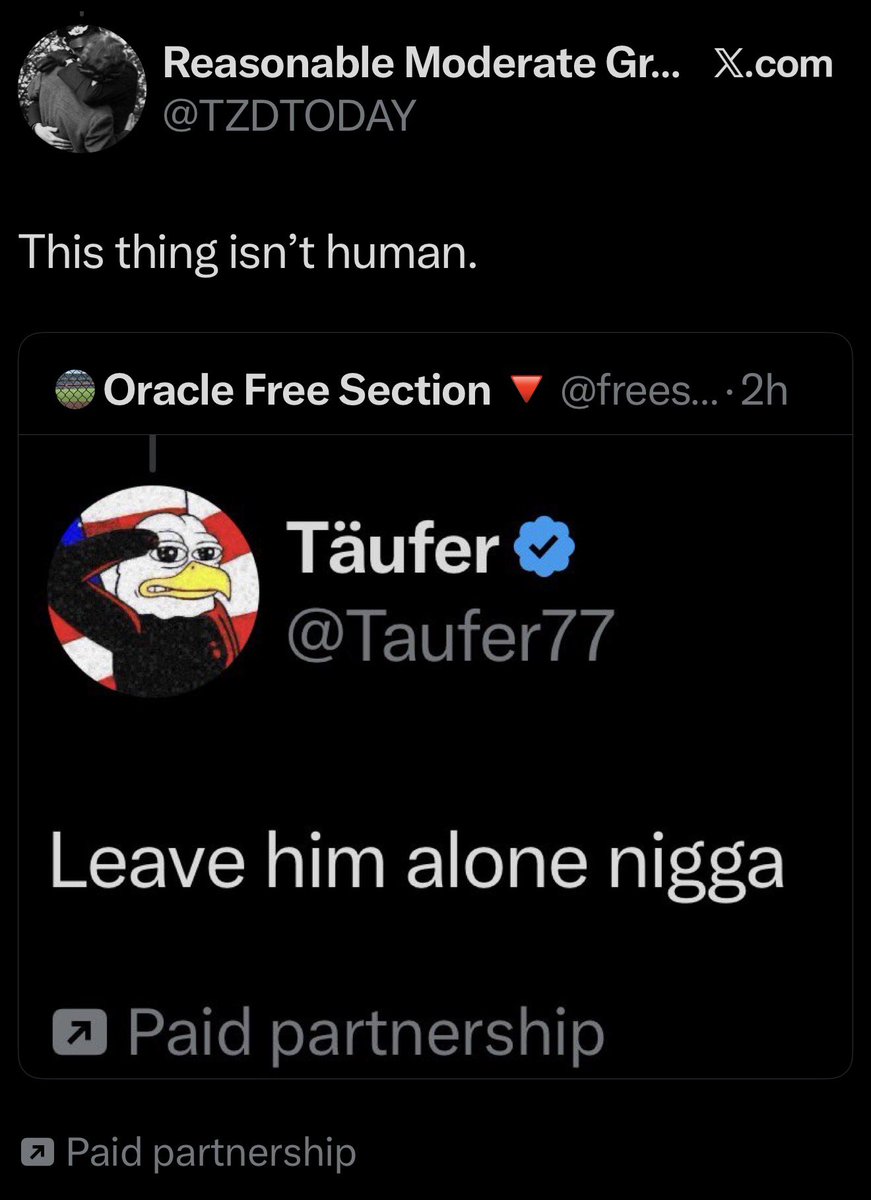 Oracle Free Section 🔻 tweet media