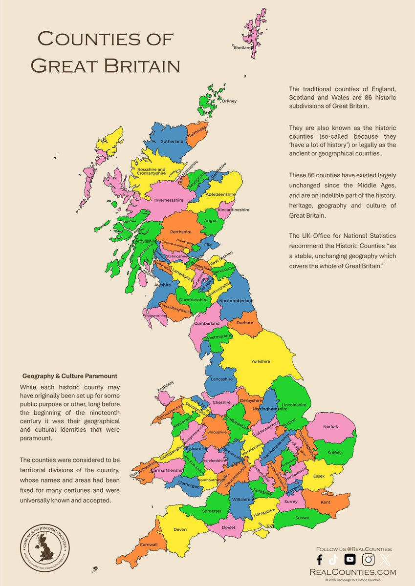 Real Counties | UK Geography tweet media