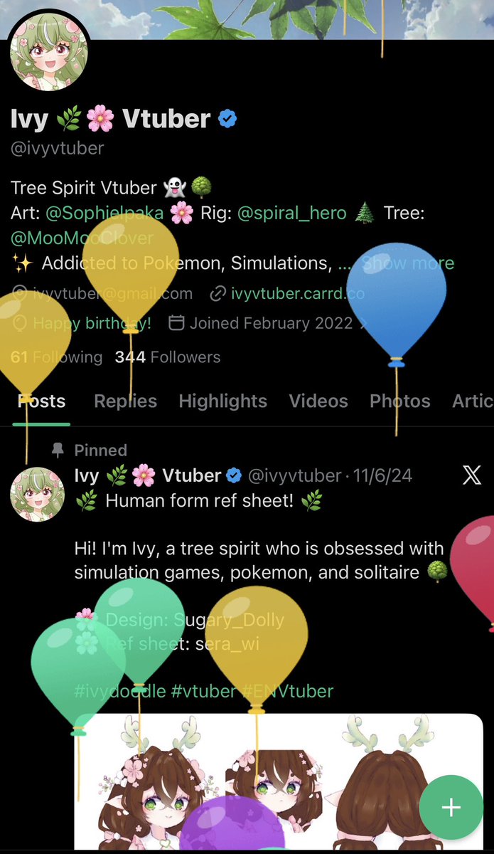 Ivy 🌿🌸 Vtuber tweet media