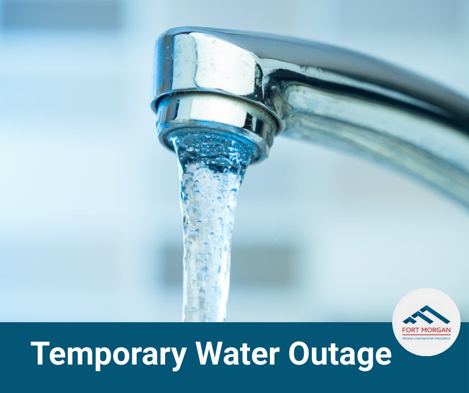 FortMorganCO's tweet photo. Attention: Residents in the area between 9th Avenue and Riverview Avenue will experience temporary water disruptions during construction, as part of the Ensign Storm Sewer Project. Residents experiencing a temporary outage will be notified by crews in the area. 
#fortmorganco https://t.co/n4CoDFI8xa