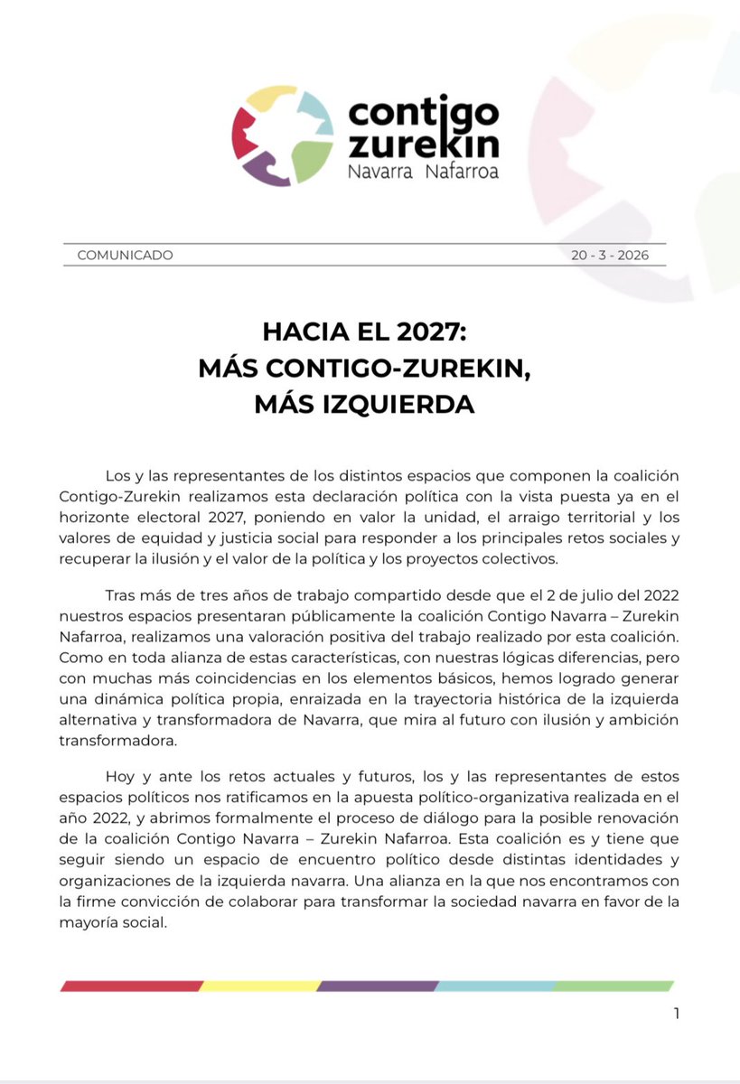 Contigo Navarra | Zurekin Nafarroa tweet media