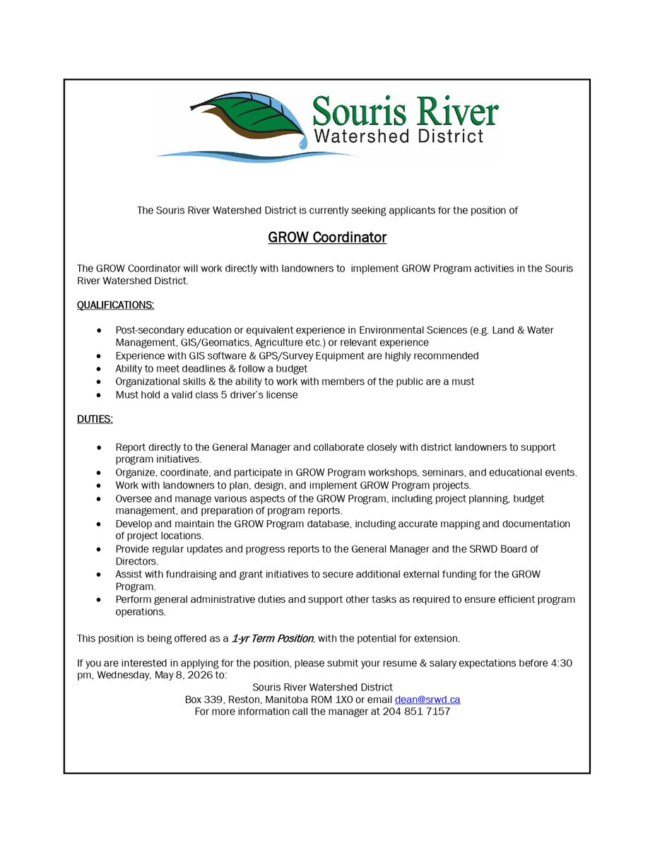 Souris River Watershed District tweet media