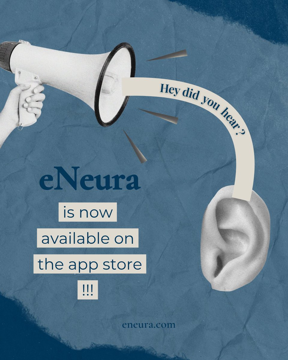 SaviDual's tweet photo. It's finally here!!
eNeura is now available for download on the app store! ๐ง ๐ฑ
#eneura #migrainerelief #neuroscience #download #appstore #tms #wellness #reliefthatworks #migraine
Google play store coming soon... https://t.co/hvFp2zU07v