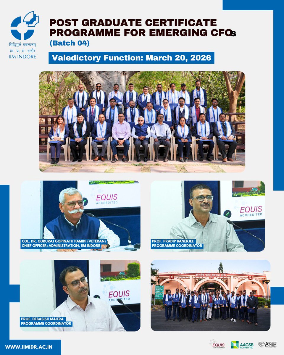 IIM Indore Executive Education tweet media