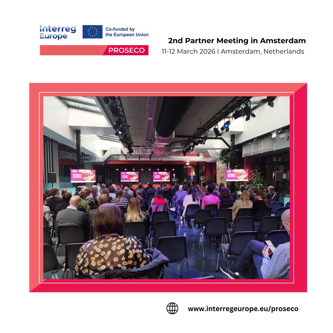 PROSECO_eu's tweet photo. On 11–12 March, we met in Amsterdam alongside the Euclid Impact Summit to exchange ideas on social procurement and collaboration.

From insightful sessions to inspiring study visits we explored how social enterprises drive real impact. @interregeurope

Read more in comments 💬 https://t.co/EwztmlKr8D