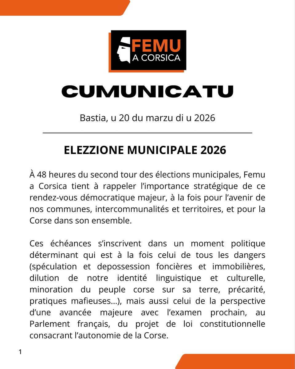 Femu a Corsica tweet media