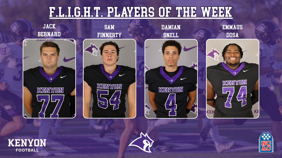 Kenyon Football tweet media