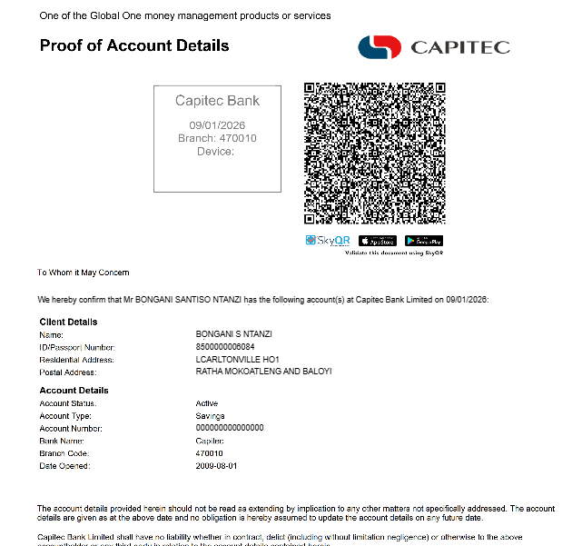 mporodd's tweet photo. Proof of bank account can be edited to suit
1. Proof of bank account can be edited to suit anything like below
2. Why the court is not interested for Ntanzi to fetch his own account from the bank?
3. Does it make sense for Ntanzi to get paid &amp; never withdraw?
#senzomeyiwatrial https://t.co/Rpwf0Rxhmk