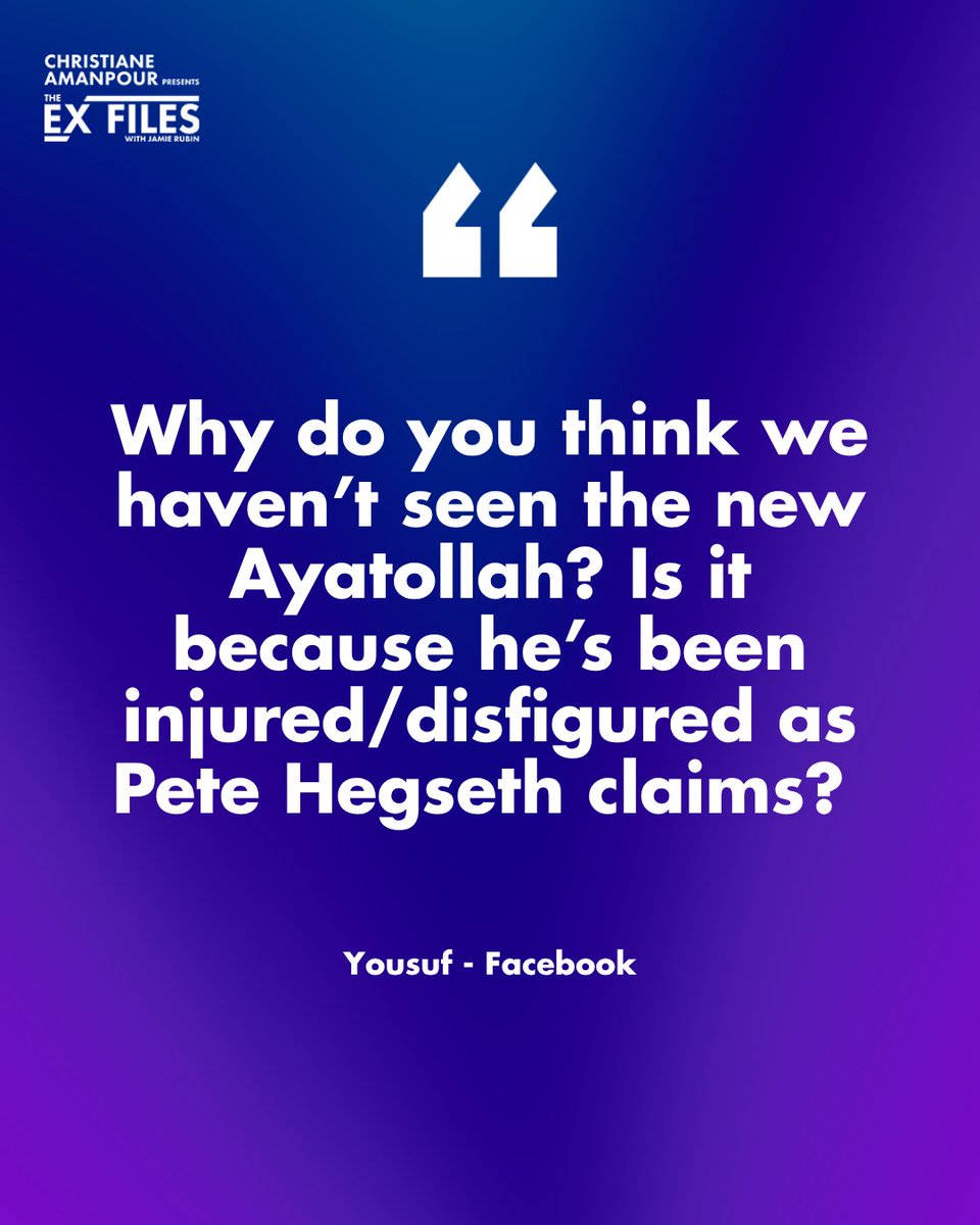 AmanpourPod's tweet image. Do you have a burning question you’d like @amanpour  and @JamesP_Rubin to answer in the next Q&amp;amp;A episode? 🤔

Drop your suggestions below 👇🏻

#qna #questions #podcast