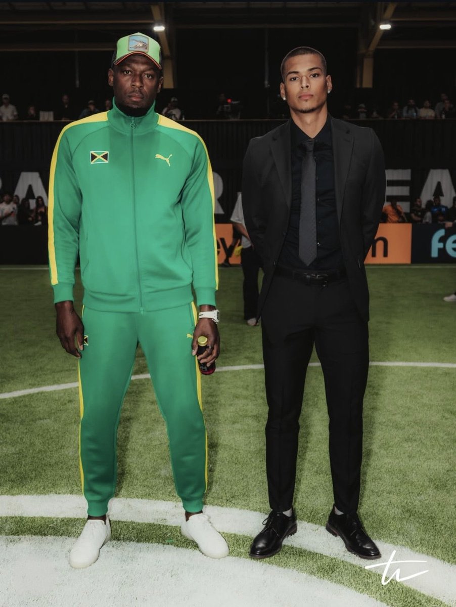 MarlonDaily's tweet photo. Marlon and Usain Bolt https://t.co/SEXzjfsFcb