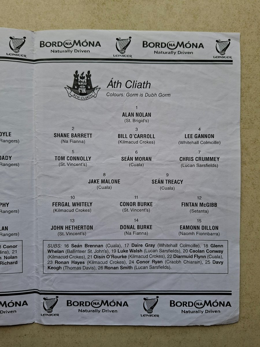 Dublin GAA Programme Collector tweet media