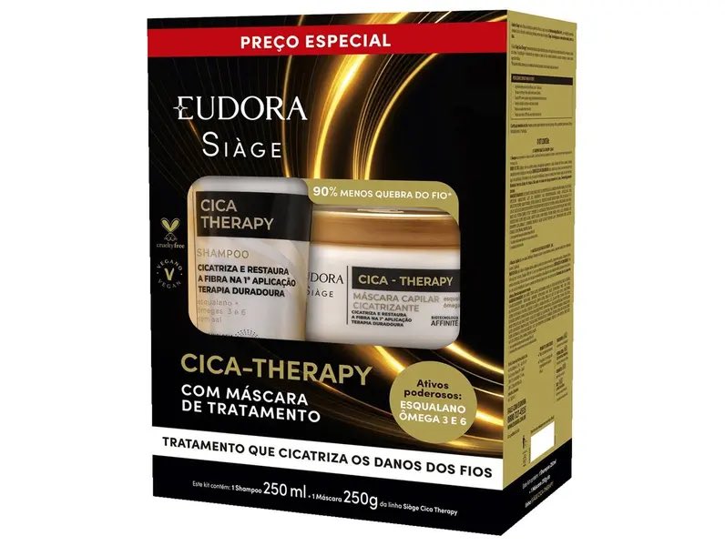 BauDePromo's tweet photo. 🔥 Kit de Tratamento Capilar Eudora Siàge Cica-therapy Shampoo e Máscara

Preço:  R$ 44,54
🎟 Cupom: CUPOMDIAHAIR

Pra vcs aparece o valor de 44? O meu mesmo usando o cupom ainda aparece um valor maior 🤔

https://t.co/wnO8kFR7ug https://t.co/RsgK0fUSrf
