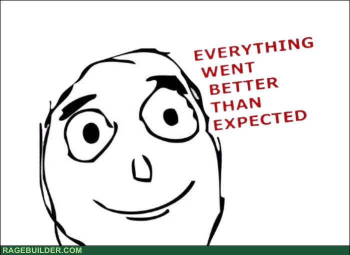 Good morning World!🌎 ☀️

Happy Friday.

This week surprised me… in a good way.

Everything went better than expected.

How was yours?