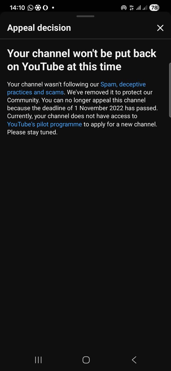 dr_arogs's tweet photo. @TeamYouTube I have this issue with my YouTube. I did not done any scam and so I dont know why I have this message and cant access my channel. I remember I bought a phone which I signed in my Google account. It was a new phone but my cousin picked it up. https://t.co/WBiOCXmZT4
