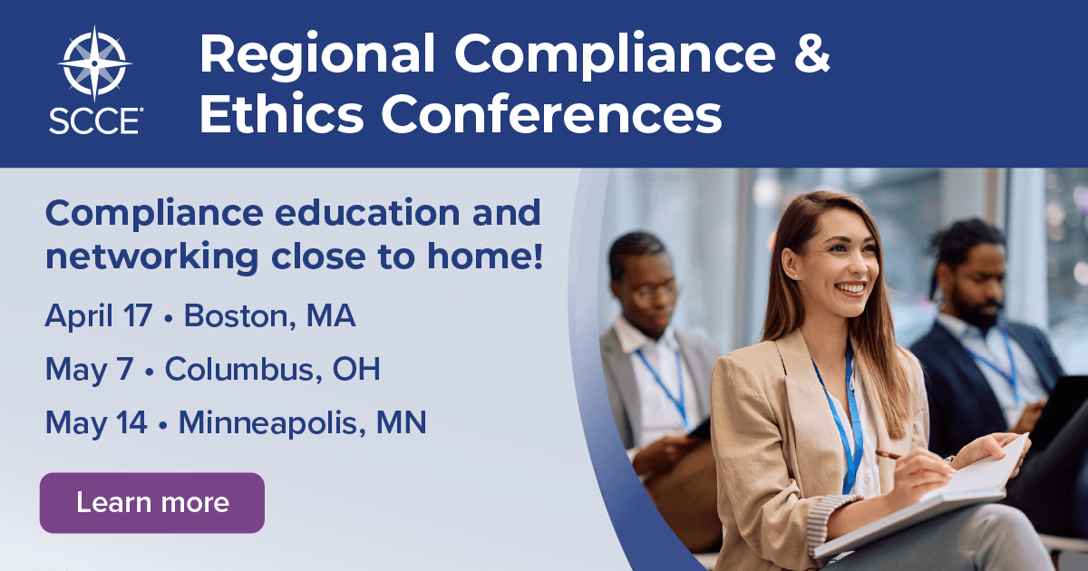 Society of Corporate Compliance and Ethics (SCCE)® tweet media