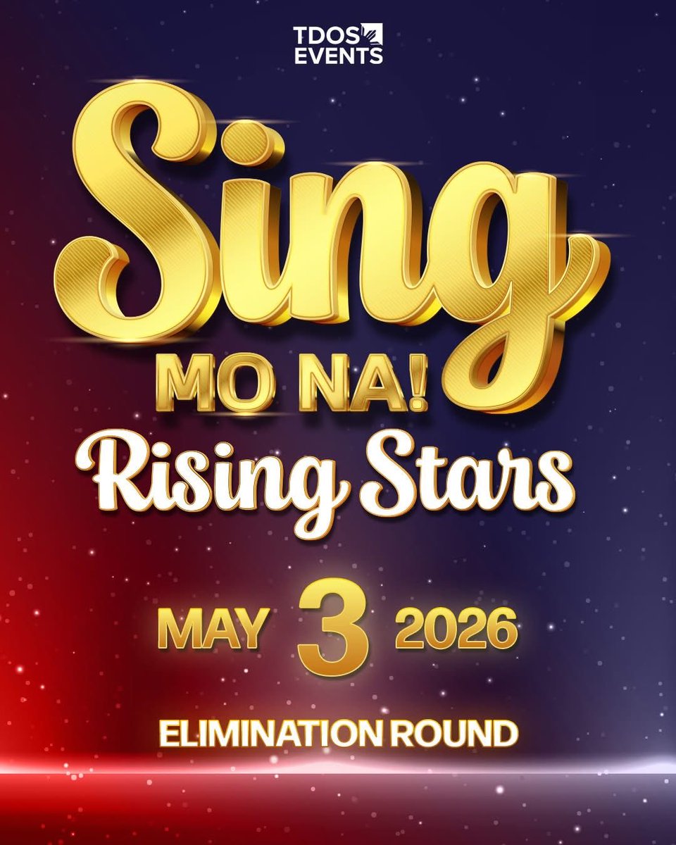 TDOSevents's tweet photo. ETO NA 🎤

Sing Mo Na – Rising Stars! 🌟

Narito na ang ating mga batang bituin—kids at teens na handang ipakita ang kanilang husay sa pagkanta sa “Rising Stars” Category! 🌟🎶

🗓️ Kita-kits sa May 3, 2026!
🔜 Abangan ang iba pang detalye.

#singmona #tdosevents #dublin #Ireland https://t.co/1HguemTxaV